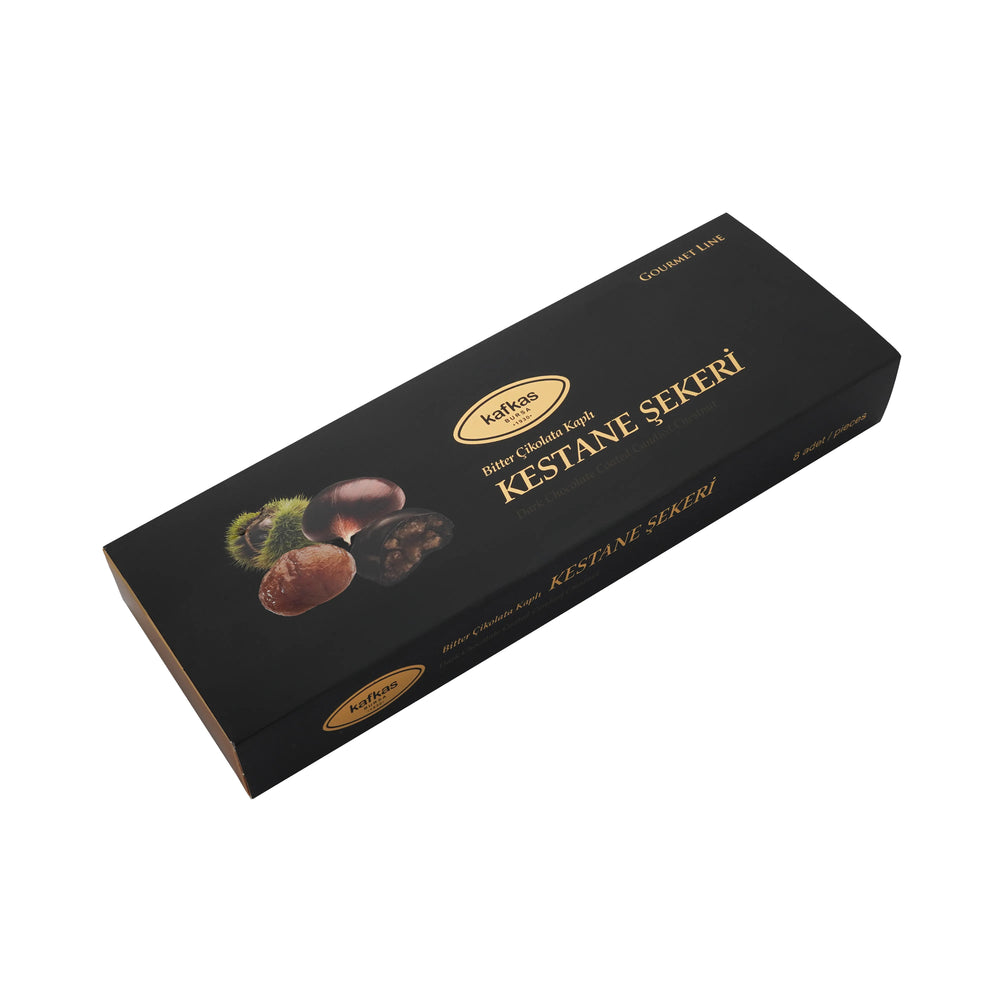 Kafkas Kestane Şekeri 8 li Bitter Çikolata Kaplı