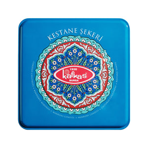 Kafkas Kestane Şekeri Baraklı Çinili Teneke