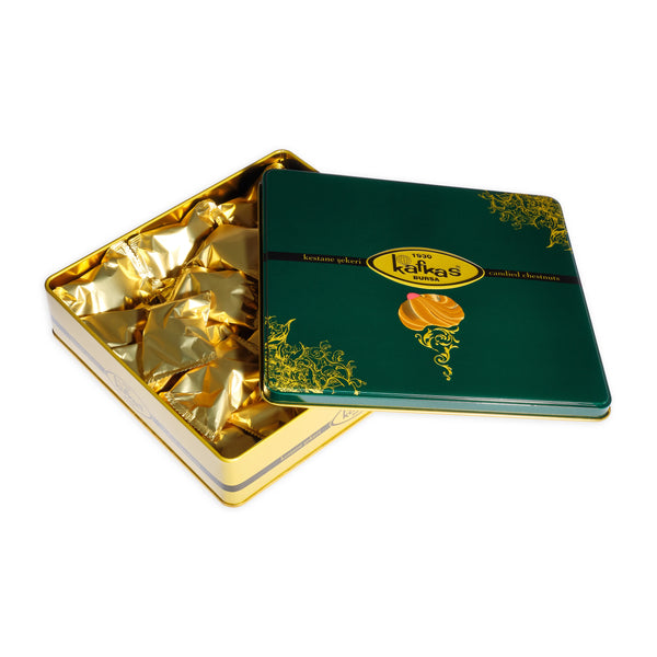 Kafkas Kestane Şekeri Baraklı Tuğra Teneke