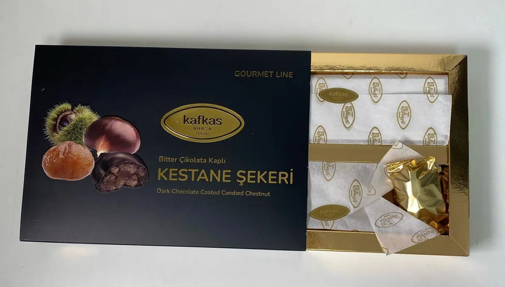 Kafkas Kestane Şekeri 16 lı Bitter Çikolata Kaplı